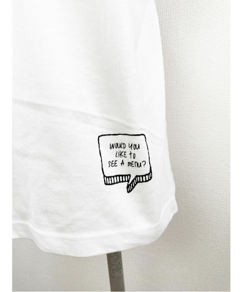 「WORLD WIDE LOVE!」 半袖Tシャツ 1 グレイッシュブルー レディース_画像5