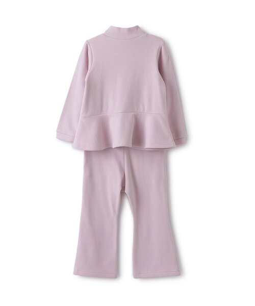 petit main セットアップ 「バレエ」ペプラムジップアップパンツSET 