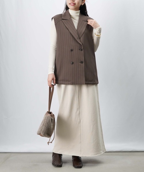 LADY LUCK LUCA（レディラックルカ） ベスト ジレ LC/LLL ストライプ