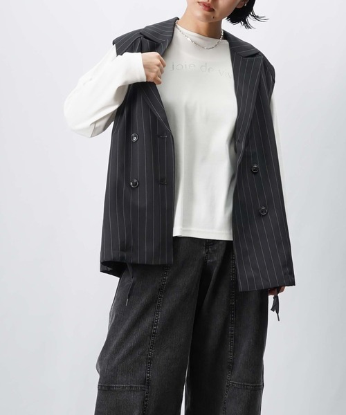 LADY LUCK LUCA（レディラックルカ） ベスト ジレ LC/LLL ストライプ