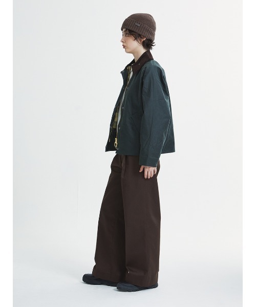 【TRANSPORTトランスポート】ワックス コットン ショート ブルゾン 38 Barbour（バブアー） ブルゾン アウター 「TRANSPORT / トランスポート