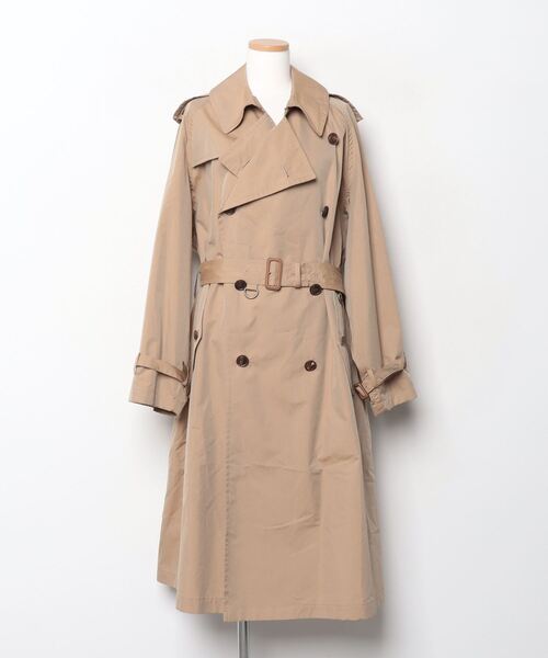AURALEE ベージュ トレンチコート AURALEE（オーラリー） トレンチコート 3 ブラウン レディース