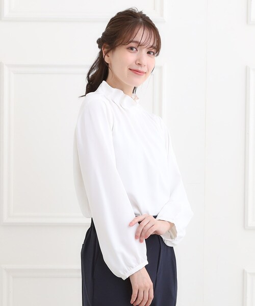 SHOO・LA・RUE（シューラルー） ブラウス シャツ 「洗濯機可/S-3L
