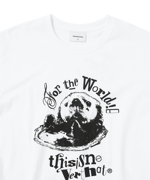 「thisisneverthat」 半袖Tシャツ S オレンジ メンズ_画像2