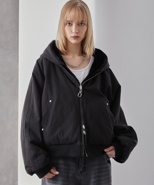 Loose（ルース） コート ジャケット リバーシブルダックファー