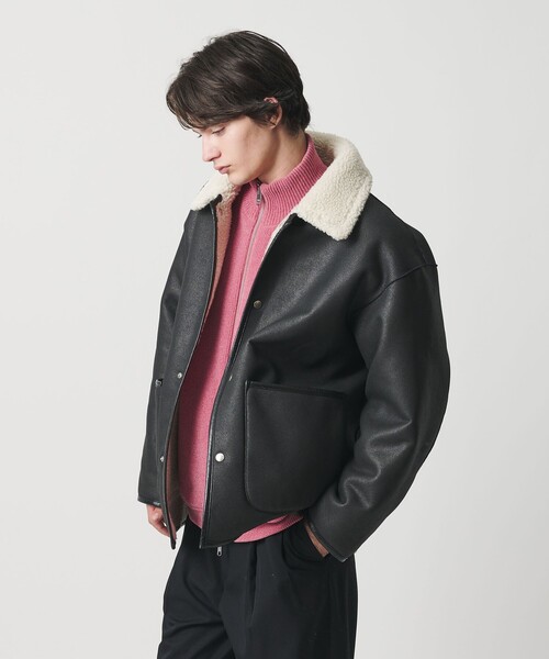 ジャケット・アウター Rum &Ram ラッピング無料】【MONCADA】メンズ ソフト ラム ブルゾン (MZR1107