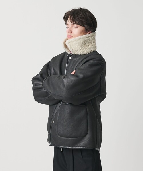 monkey time BEAUTY＆YOUTH UNITED ARROWS ブルゾン アウター ムートン