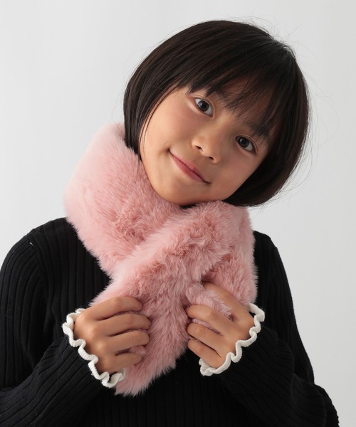 FOUND GOOD（ファウンドグッド） マフラー G/Fファーティペット キッズ
