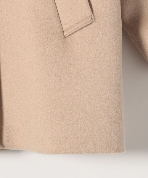 e.n. ベージュ ダブルブレスト ピーコート　ミドル丈　ウール100% 楽天市場】チェスターコート レディース ピーコート ウールコート