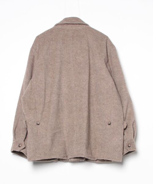 ミリタリージャケット モッズコート 「my beautiful landlet」 ALPACA SHAGGY COVERALL JACKETの画像