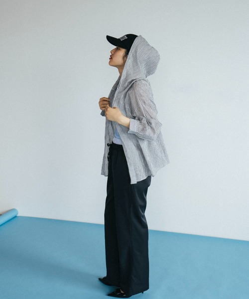 「duei」 長袖ブラウス FREE ブルー レディース_画像3