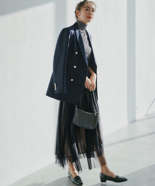 23区（ニジュウサンク） スカート レイヤード チュール スカート