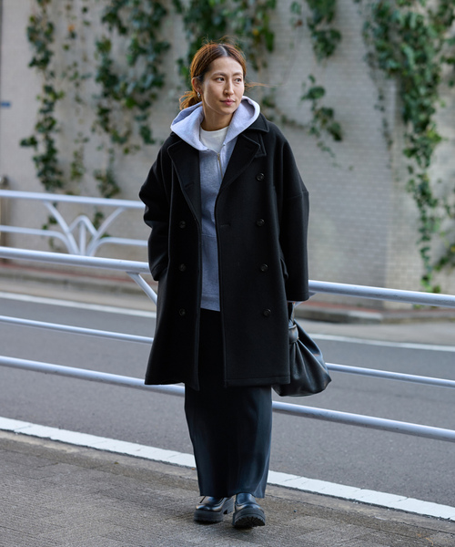 framework ピーコート 36 黒 お値下げ済 FRAMeWORK（フレームワーク