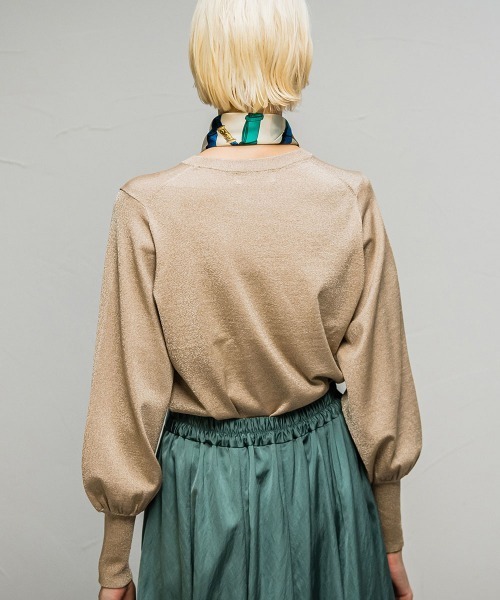 「LAUTREAMONT DE CLASSE」 長袖ニット 9号 パープル レディース_画像2