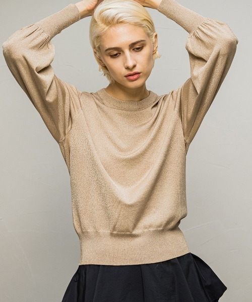 「LAUTREAMONT DE CLASSE」 長袖ニット 9号 パープル レディース_画像6