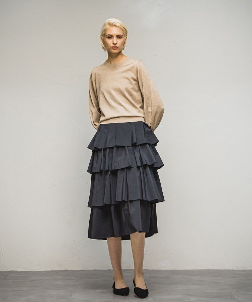 「LAUTREAMONT DE CLASSE」 長袖ニット 9号 パープル レディース_画像7