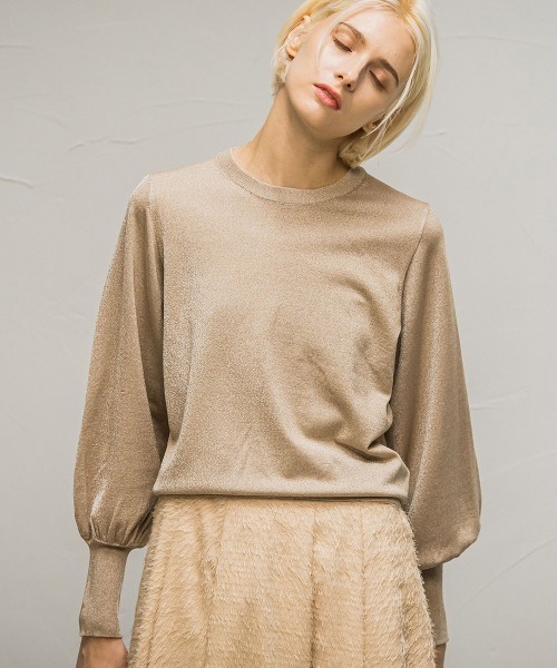 「LAUTREAMONT DE CLASSE」 長袖ニット 9号 パープル レディース_画像9