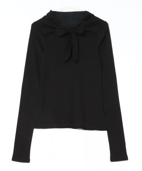 CLANE（クラネ） tシャツ CLANE BOW TIE HOODED CUT TOPS レディース