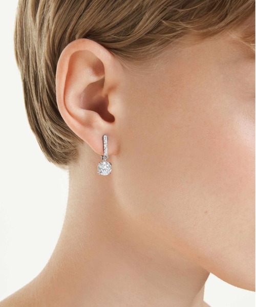スワロフスキー&真珠イヤリング☆ SWAROVSKI（スワロフスキー） イヤリング 「公式」「スワロフスキー