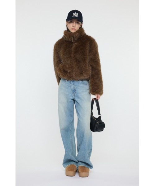 SUBU F/FUR CLOG ブーツ　moussyコラボ MOUSSY（マウジー） ブーツ SUBU F/FUR CROG ブーツ レディース