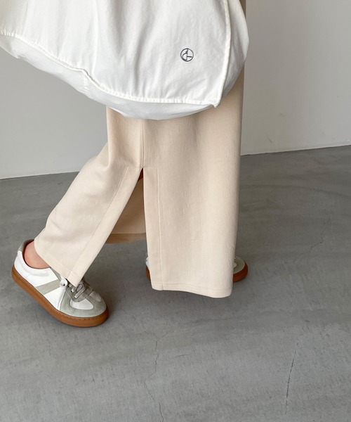 「CANAL JEAN」 半袖ワンピース ONE SIZE グレー レディースの画像