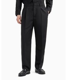 EMPORIO ARMANI スラックス 「エンポリオ アルマーニ」タック入り