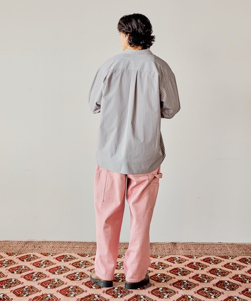 niko and…（ニコアンド） シャツ イージーケア柄シャツ メンズ