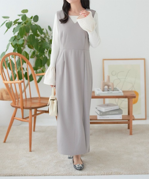 「KOBE LETTUCE」 長袖ニット M オフホワイト レディース_画像5