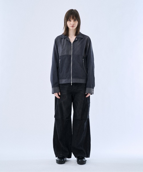 PHILTHEORY ジーンズ Ripstop docking denim pants / リップストップ