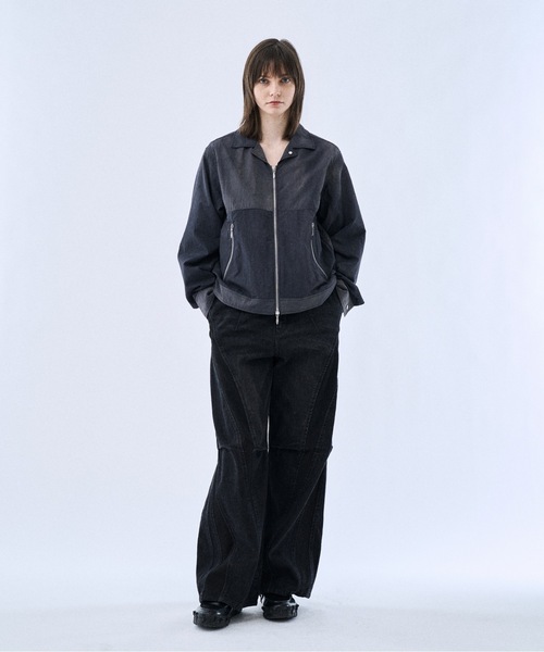 PHILTHEORY ジーンズ Ripstop docking denim pants / リップストップ 