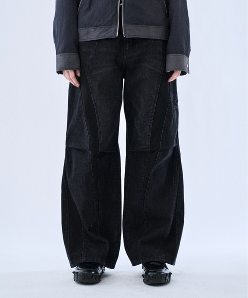 PHILTHEORY ジーンズ Ripstop docking denim pants / リップストップ