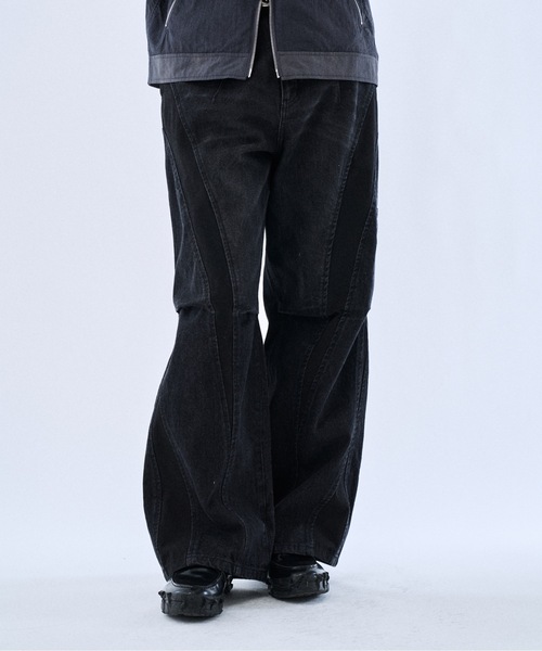 PHILTHEORY ジーンズ Ripstop docking denim pants / リップストップ