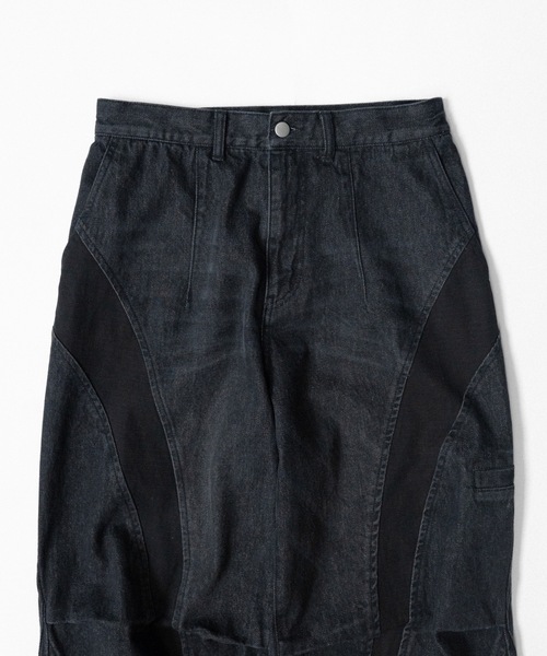 PHILTHEORY ジーンズ Ripstop docking denim pants / リップストップ
