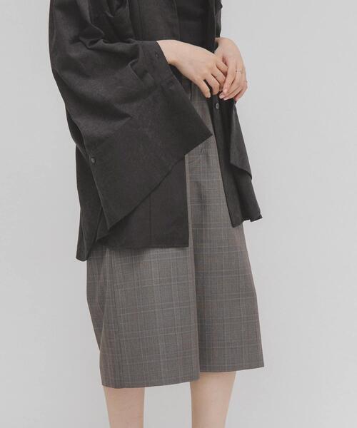 「KBF」 クロップドパンツ ONE グレー系その他 レディース_画像2