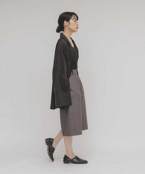 「KBF」 クロップドパンツ ONE グレー系その他 レディース_画像7