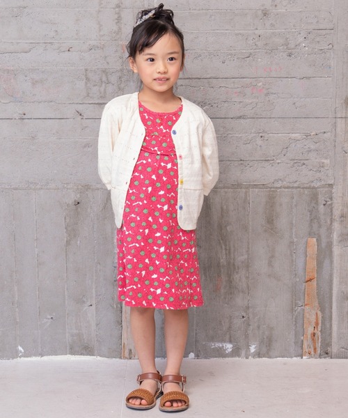 「RAGMART」 「KIDS」カーディガン 120cm ピンク キッズ_画像4