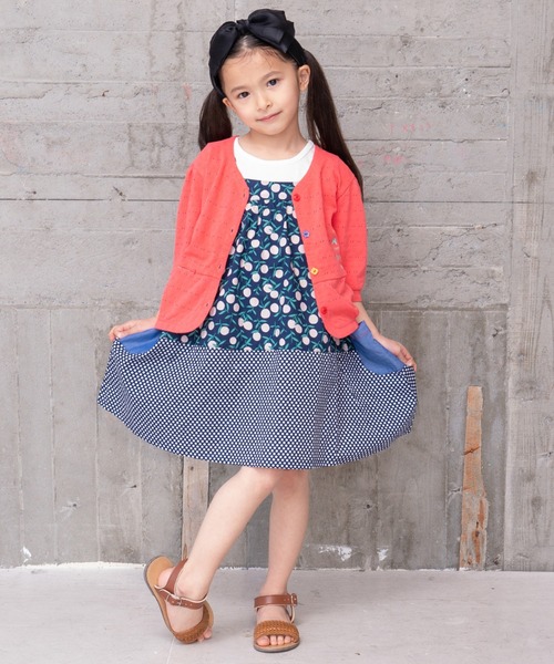 「RAGMART」 「KIDS」カーディガン 120cm ピンク キッズ_画像9