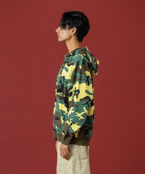 XLARGE」 ジップアップパーカー M オリーブ メンズ XLARGEのフリマ 