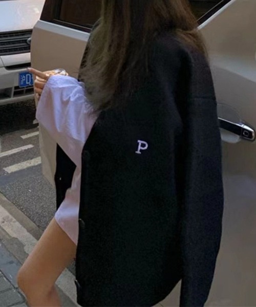 「CADBURY」 ニットカーディガン FREE ベージュ レディース_画像3