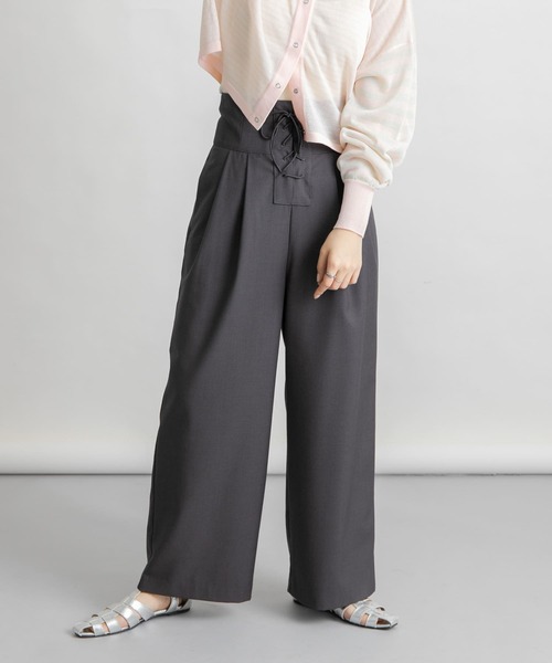 「KBF」 パンツ 36 チャコールグレー レディース_画像3