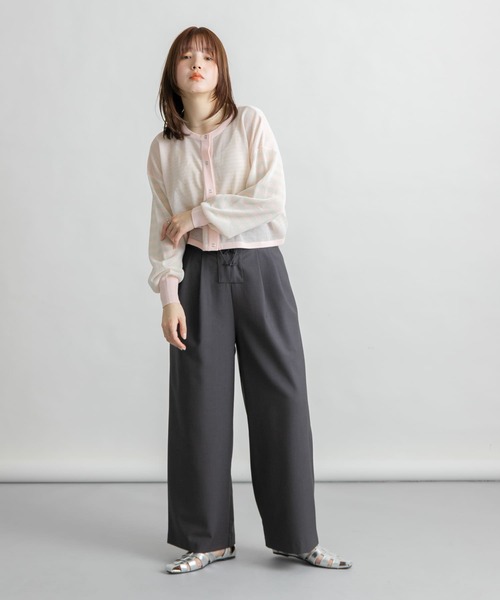 「KBF」 パンツ 36 チャコールグレー レディース_画像7