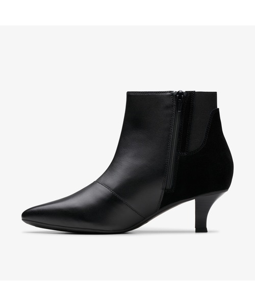 「Clarks」 ショートブーツ UK3 ブラック レディース_画像5