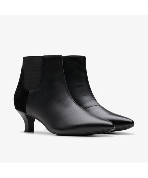 「Clarks」 ショートブーツ UK3 ブラック レディース_画像7