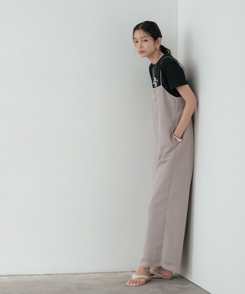 INDIVI GALLEST サロペット オーバーオール メッシュロンパース