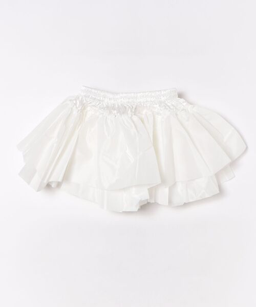 グニフニ　スカート　ベルト　パニエ　フリル BODYLINE スカート 二段レイヤードのフリルスカートパニエ : ZOZOTOWN