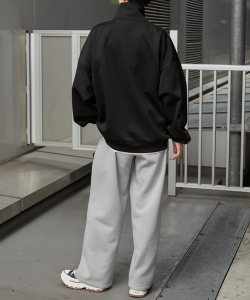 「Anchor Smith」 ジャージブルゾン M ブラック メンズ_画像9