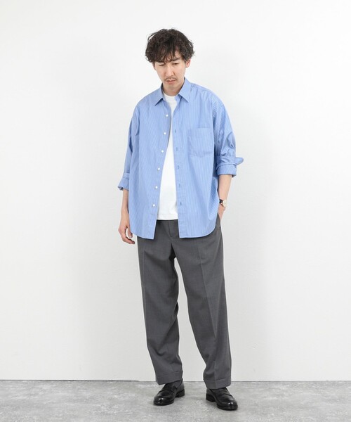 NOLLEY'S（ノーリーズ） スラックス ウォッシャブルウールワイド