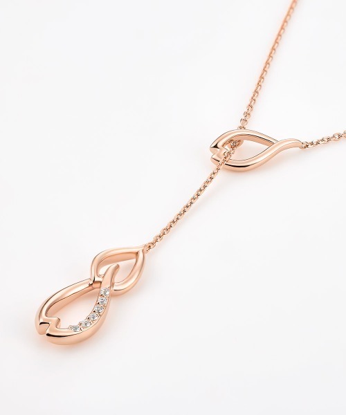 4℃（ヨンドシー） ネックレス 「Sakura Collection」シルバー 