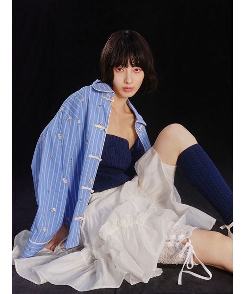 LILY BROWN×KEITA MARUYAMA チャイナブラウス LILY BROWN（リリーブラウン） ブラウス シャツ 「LILY BROWN×KEITA