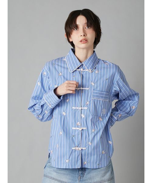 LILY BROWN×KEITA MARUYAMA チャイナブラウス LILY BROWN（リリーブラウン） ブラウス シャツ 「LILY BROWN×KEITA